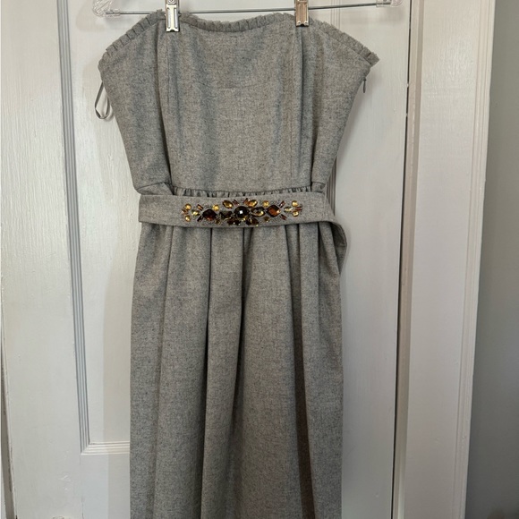 Banana Republic strapless wool dress size 10 Petite - Picture 2 of 5